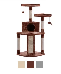 Frisco 48-in Faux Fur Cat Tree & Condo -Frisco Sales 2024 101801 PT5. SY630 V1584453161