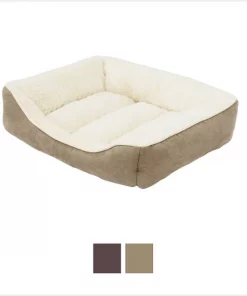 Frisco Rectangular Bolster Cat & Dog Bed -Frisco Sales 2024 113274 PT2. SY630 V1566318483