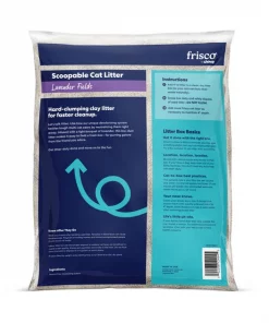 Frisco Lavender Fields Scented Clumping Clay Cat Litter, 40-lb bag -Frisco Sales 2024 142651 PT2. SY630 V1657655544