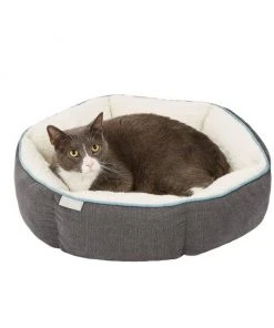 Frisco Sherpa Hexagon Bolster Cat & Dog Bed -Frisco Sales 2024 144813 PT5. SY630 V1578443391