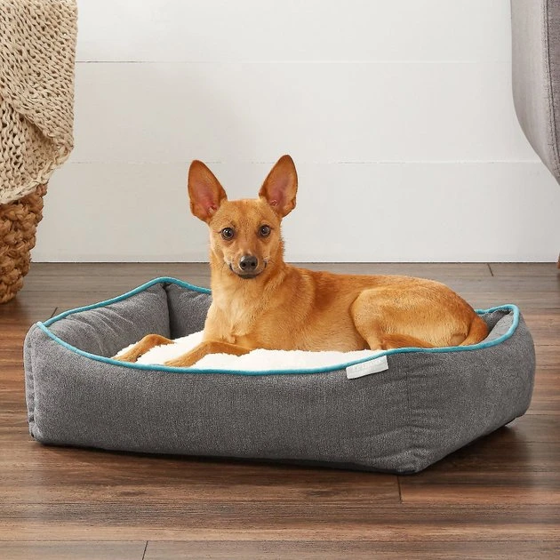 Frisco Sherpa Orthopedic Bolster Cat & Dog Bed 3 Frisco Sherpa Orthopedic Bolster Cat & Dog Bed