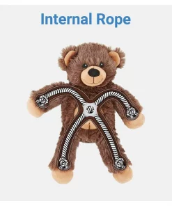 Frisco Plush with Inside Rope Squeaking Bear Dog Toy -Frisco Sales 2024 147061 PT2. SY630 V1542751620