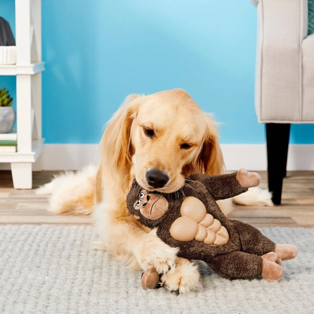 Frisco Muscle Plush Squeaking Gorilla Dog Toy 4 Frisco Muscle Plush Squeaking Gorilla Dog Toy - Image 2