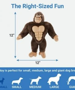 Frisco Muscle Plush Squeaking Gorilla Dog Toy 7 Frisco Muscle Plush Squeaking Gorilla Dog Toy -Frisco Sales 2024 147084 PT2. SY630 V1539205960