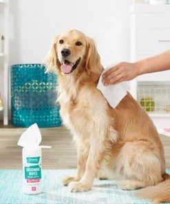 Frisco Hypoallergenic Waterless Grooming Wipes with Aloe for Dogs & Cats, Unscented, 50 count -Frisco Sales 2024 152581 PT4. SY630 V1551302931