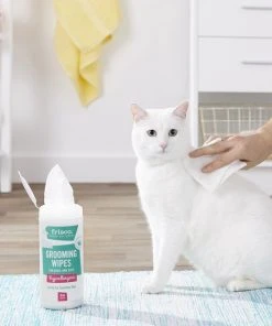 Frisco Hypoallergenic Waterless Grooming Wipes with Aloe for Dogs & Cats, Unscented, 50 count -Frisco Sales 2024 152581 PT5. SY630 V1556122343