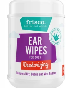 Frisco Deodorizing Ear Wipes with Aloe for Dogs & Puppies