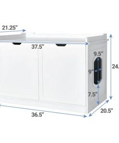 Frisco Decorative Bench Cat Litter Box Cover -Frisco Sales 2024 156788 PT3. SY630 V1570480071