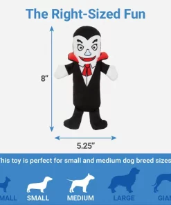 Frisco Halloween Living Dead Monsters Plush Squeaky Dog Toy, 3 count -Frisco Sales 2024 161345 PT3. SY630 V1563230323