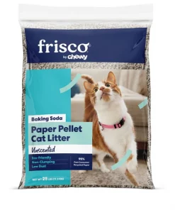 Frisco Unscented Non-Clumping Recycled Paper Cat Litter