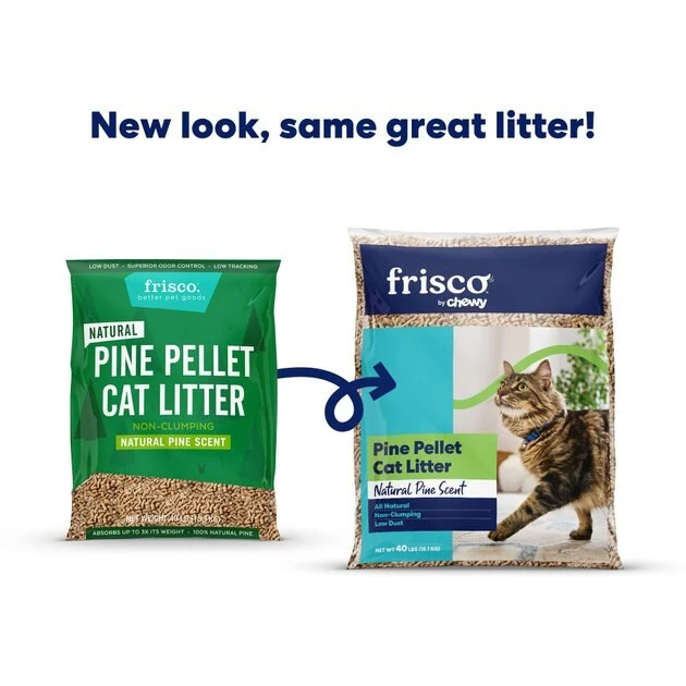 Frisco Pine Pellet Unscented Non-Clumping Wood Cat Litter 4 Frisco Pine Pellet Unscented Non-Clumping Wood Cat Litter - Image 2
