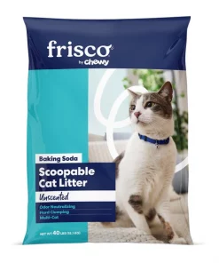 Frisco Multi-Cat Unscented Clumping Clay Cat Litter