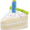 Frisco Plush Birthday Cake Slice with Squeaker Dog Toy -Frisco Sales 2024 162906 Main. SY630 V1565379460