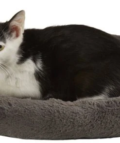 Frisco Self Warming Bolster Round Cat Bed -Frisco Sales 2024 165315 PT2. SY630 V1568211141