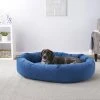 Frisco Velvet Round Bolster Dog Bed w/Removable Cover -Frisco Sales 2024 165319 Main. SY630 V1568211780