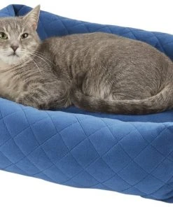 Frisco Velvet Rectangular Bolster Cat & Dog Bed -Frisco Sales 2024 165322 PT4. SY630 V1578443067