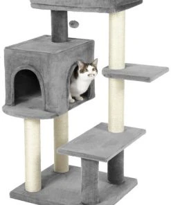 Frisco 48-in Heavy Duty Faux Fur Cat Tree & Condo -Frisco Sales 2024 169399 PT2. SY630 V1569622082