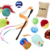 Frisco Plush, Teaser & Ball Variety Pack Cat Toy with Catnip, 12 count -Frisco Sales 2024 169686 Main. SY630 V1573680776