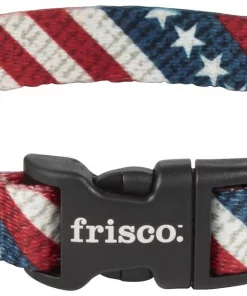Frisco American Flag Polyester Dog Collar