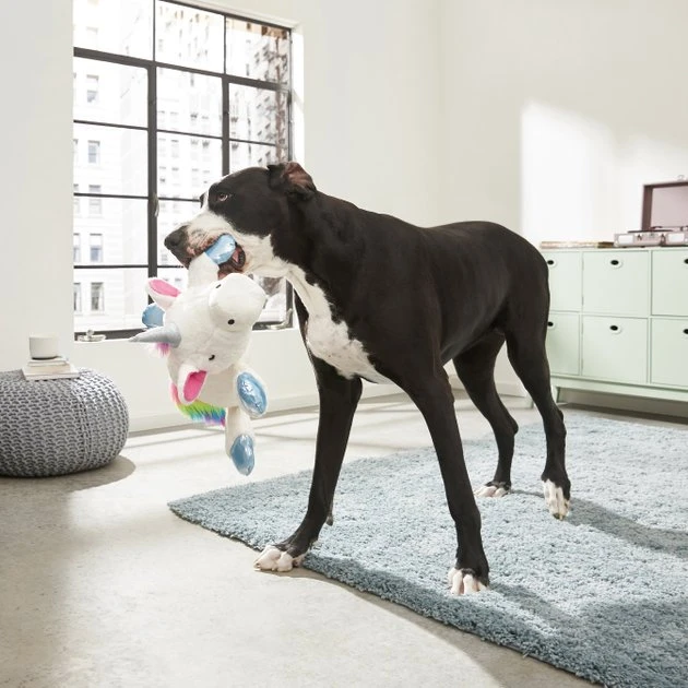 Frisco Plush Squeaking Jumbo Unicorn Dog Toy 5 Frisco Plush Squeaking Jumbo Unicorn Dog Toy - Image 3