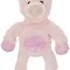 Frisco Plush with Inside Rope Squeaking Pig Dog Toy
