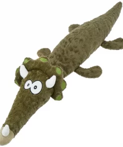 Frisco Wagazoo Plush Squeaking Triceratops Dog Toy