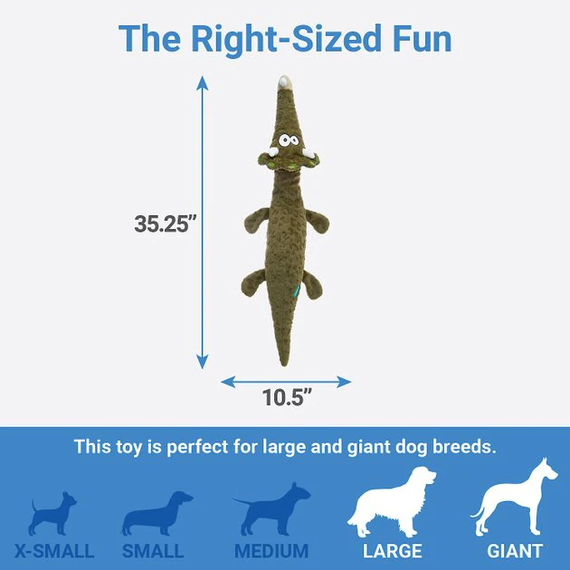 Frisco Wagazoo Plush Squeaking Triceratops Dog Toy 4 Frisco Wagazoo Plush Squeaking Triceratops Dog Toy - Image 2