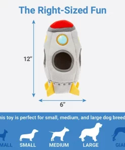 Frisco Hide & Seek Plush Rocket Ship Puzzle Dog Toy -Frisco Sales 2024 174753 PT1. SY630 V1574718782