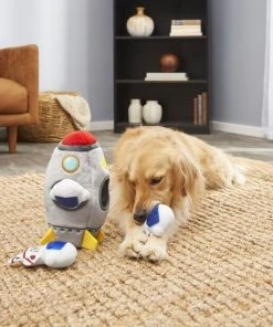 Frisco Hide & Seek Plush Rocket Ship Puzzle Dog Toy -Frisco Sales 2024 174753 PT3. SY630 V1575298459