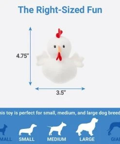 Frisco Hide & Seek Plush Chicken Coop Puzzle Dog Toy -Frisco Sales 2024 174755 PT2. SY630 V1575299477