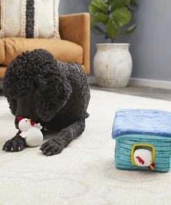 Frisco Hide & Seek Plush Chicken Coop Puzzle Dog Toy -Frisco Sales 2024 174755 PT3. SY630 V1575298471