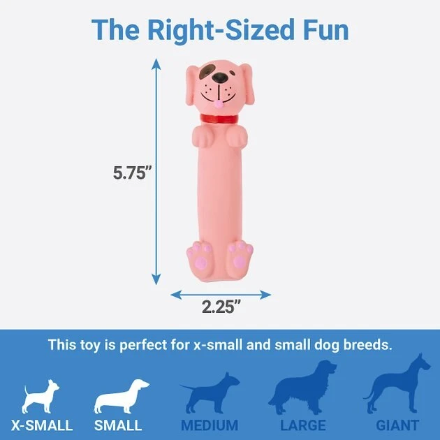 Frisco Latex Squeaky Puppy Toy 4 Frisco Latex Squeaky Puppy Toy - Image 2