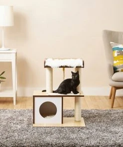 Frisco 28.5-in Modern Cat Tree & Condo