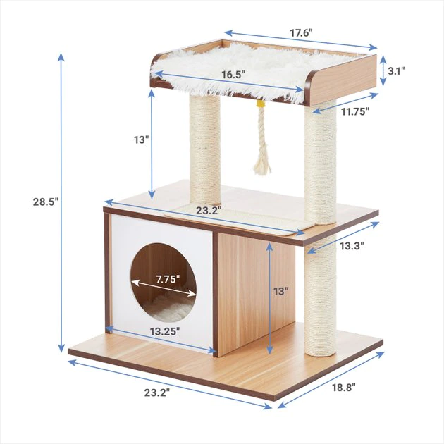 Frisco 28.5-in Modern Cat Tree & Condo 4 Frisco 28.5-in Modern Cat Tree & Condo - Image 2
