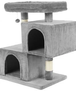 Frisco 33-in Faux Fur Cat Tree & Condo -Frisco Sales 2024 180389 PT5. SY630 V1584453426