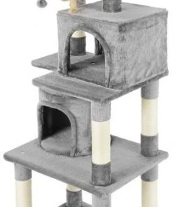 Frisco 61-in Faux Fur Cat Tree & Condo -Frisco Sales 2024 180395 PT5. SY630 V1584453434