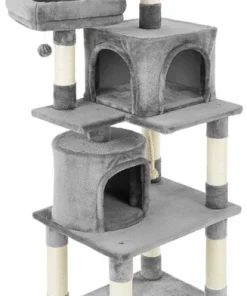 Frisco 61-in Faux Fur Cat Tree & Condo -Frisco Sales 2024 180395 PT6. SY630 V1584453474
