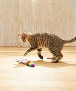 Frisco Mythical Mates Rainbow Unicorn Crinkle Kicker Cat Toy with Catnip -Frisco Sales 2024 204537 PT2. SY630 V1583271490