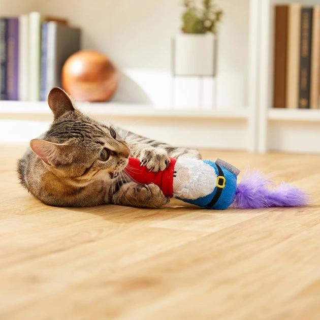 Frisco Mythical Mates Gnome Kicker Cat Toy with Catnip 5 Frisco Mythical Mates Gnome Kicker Cat Toy with Catnip - Image 3