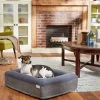 Frisco Orthopedic Rectangular Bolster Cat & Dog Bed w/Removable Cover -Frisco Sales 2024 210225 MAIN. SY630 V1590067635