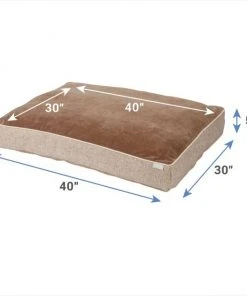 Frisco Plush Orthopedic Pillow Dog Bed with Removable Cover -Frisco Sales 2024 210279 PT1. SY630 V1597888648