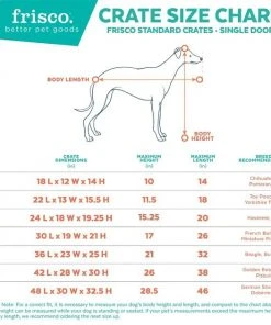 Frisco Fold & Carry Single Door Collapsible Wire Dog Crate & Mat Kit -Frisco Sales 2024 212620 PT2. SY630 V1591724179
