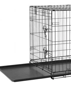 Frisco Fold & Carry Single Door Collapsible Wire Dog Crate & Mat Kit -Frisco Sales 2024 212620 PT4. SY630 V1580155693