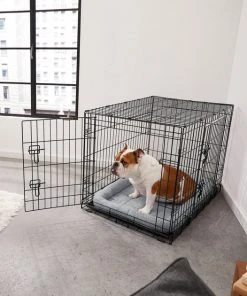 Frisco Fold & Carry Double Door Collapsible Wire Dog Crate & Mat Kit -Frisco Sales 2024 212631 PT7. SY630 V1580155740