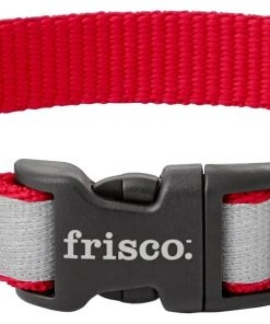 Frisco Solid Polyester Reflective Dog Collar -Frisco Sales 2024 212775 PT3. SY630 V1586878940