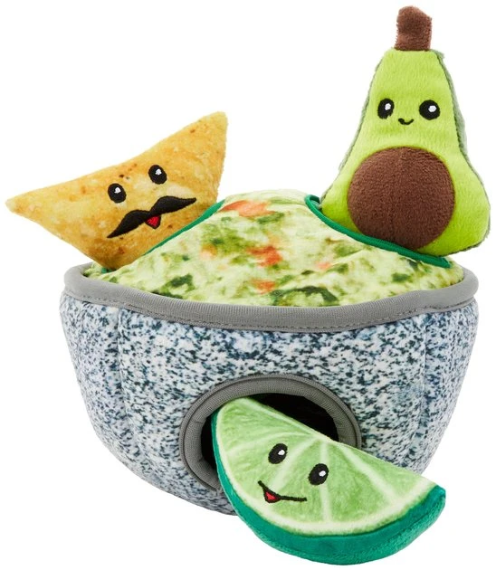 Frisco Hide & Seek Plush Guacamole Dog Toy 3 Frisco Hide & Seek Plush Guacamole Dog Toy