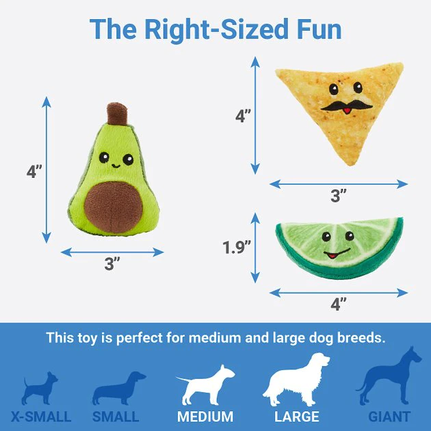 Frisco Hide & Seek Plush Guacamole Dog Toy 5 Frisco Hide & Seek Plush Guacamole Dog Toy - Image 3