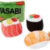 Frisco Plush Sushi Cat Toy with Catnip, Small, 4 count 2 Frisco Plush Sushi Cat Toy with Catnip, Small, 4 count -Frisco Sales 2024 213910 MAIN. SY630 V1590069698