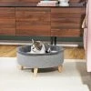 Frisco Modern Round Elevated Cat Bed -Frisco Sales 2024 214363 MAIN. SY630 V1606832317