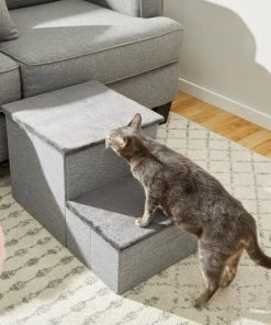 Frisco Collapsible Cat & Dog Stairs & Storage